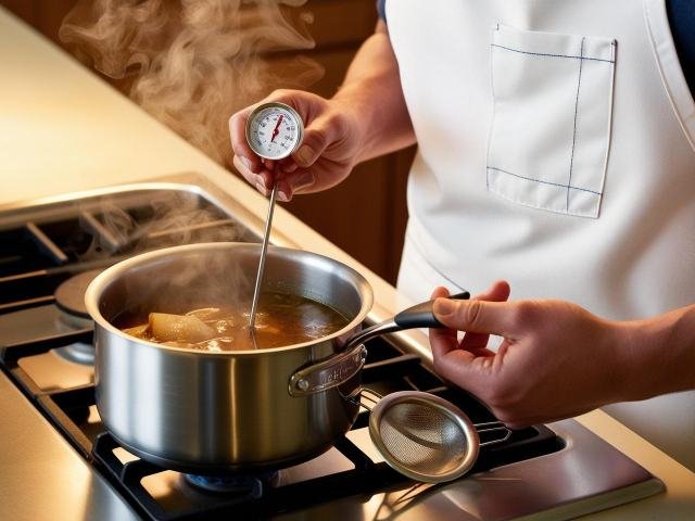 Kochen bei zu hoher Temperatur