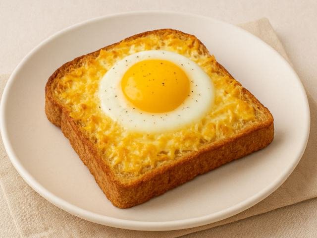 Gebackener Kabeljau mit Ei und Käse