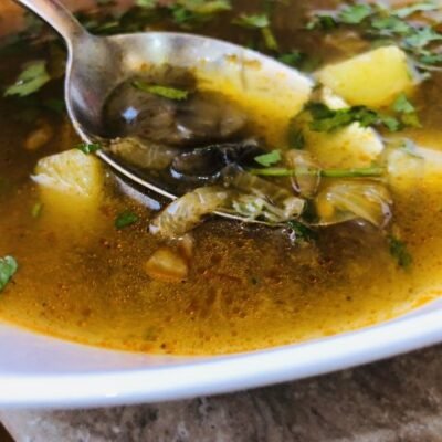 Hubová polievka so zemiakmi