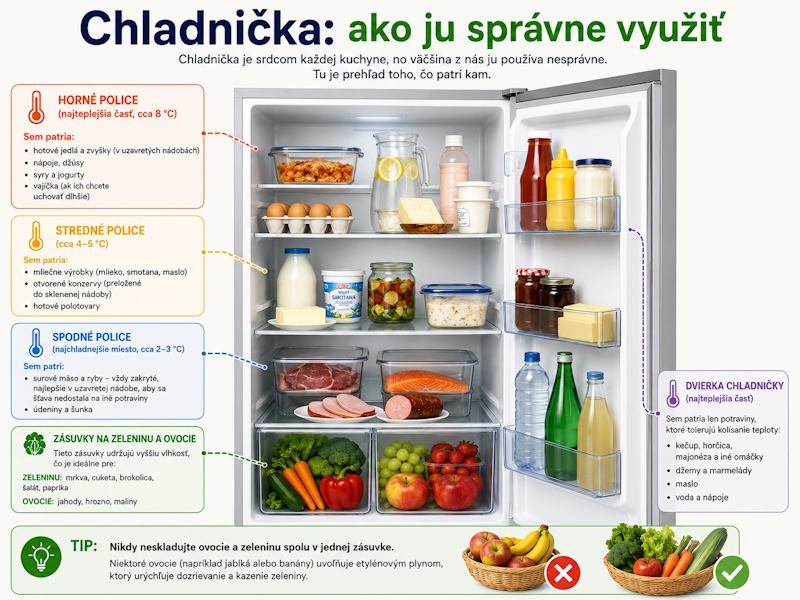 skladovanie potravín