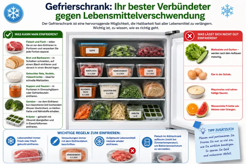Lebensmittelaufbewahrung/Gefrierschrank