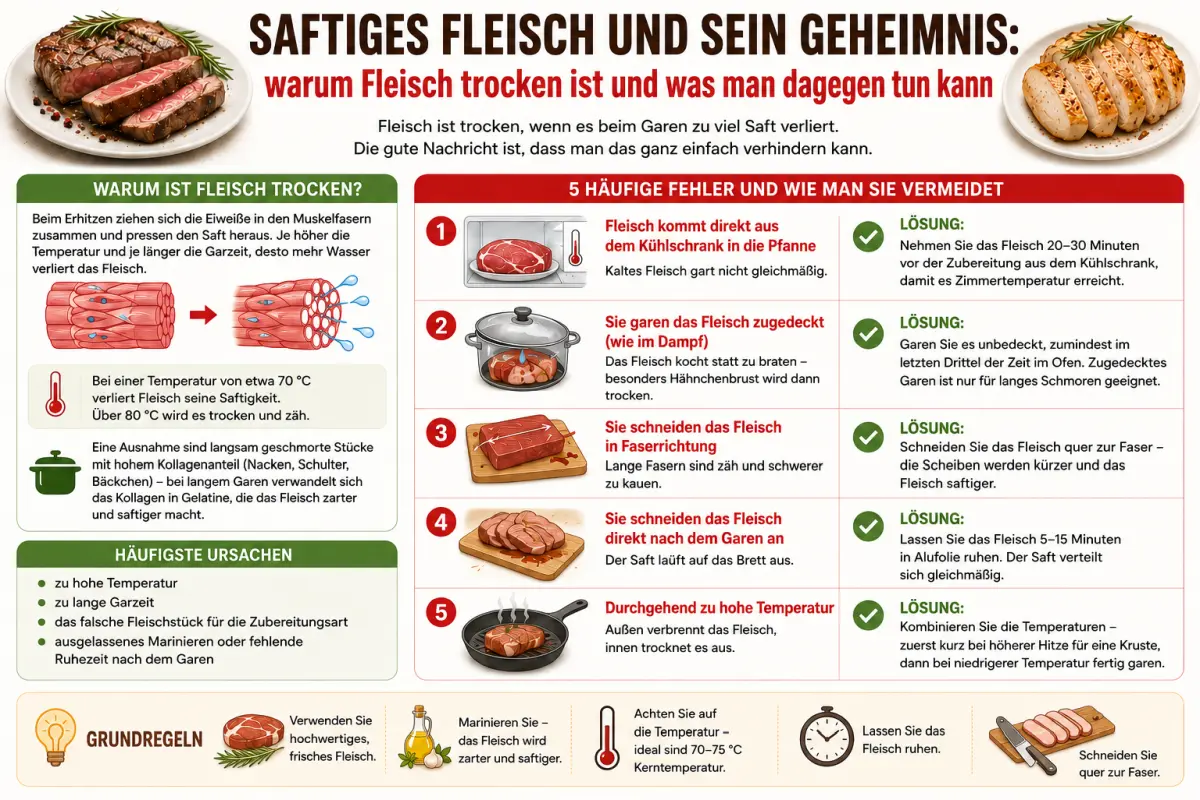 saftiges Fleisch