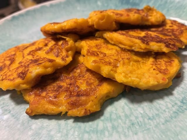 Tekvicové placky so syrom z hokkaido tekvice – RECEPT